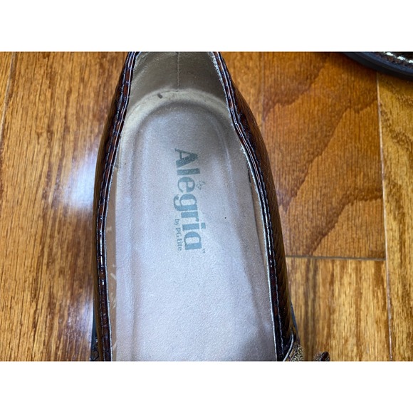 Algeria by‎ PG Lite Snake Skin Patterned Mary Jane's Size 37 - Picture 3 of 12